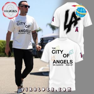 LA Angels The City Of Angel 2025 White Hoodie