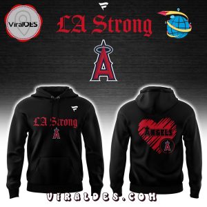 Los Angeles Angels LA Strong Black Hoodie, Long Pants Los Angeles Angels LA Strong Black Hoodie, Long Pants