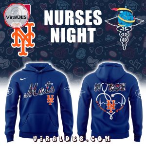 New York Mets Nurses Night Navy Hoodie, Long Pants