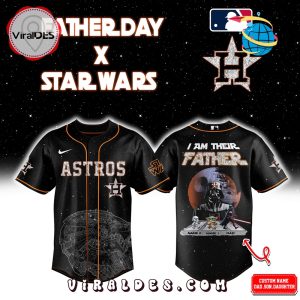 Father Day Star Wars Version x Houston Astros Baseball Jersey