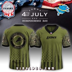 Detroit Lions x Independence Day 2025 Baseball Jersey