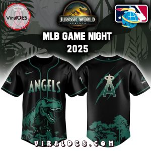 Los Angeles Angels x Jurassic World 2025 Baseball Jersey Los Angeles Angels x Jurassic World 2025 Baseball Jersey