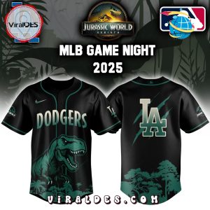 Los Angeles Dodgers x Jurassic World 2025 Baseball Jersey