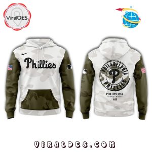Philadelphia Phillies x Arm Forces Hoodie, Long Pants
