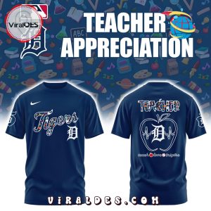 Detroit Tigers MLB Teacher Night Navy Hoodie