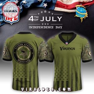 Minnesota Vikings x Independence Day 2025 Baseball Jersey