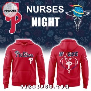 MLB Philadelphia Phillies Nurses Night Red Hoodie