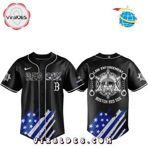 Boston Red Sox Law Enforcement Appreciation Day Baseball Jersey