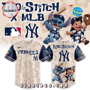 New York Yankees x Lilo & Stitch Baseball Jersey 2025