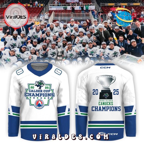 Abbotsford Canucks 2025 Calder Cup Champions Hockey Jersey