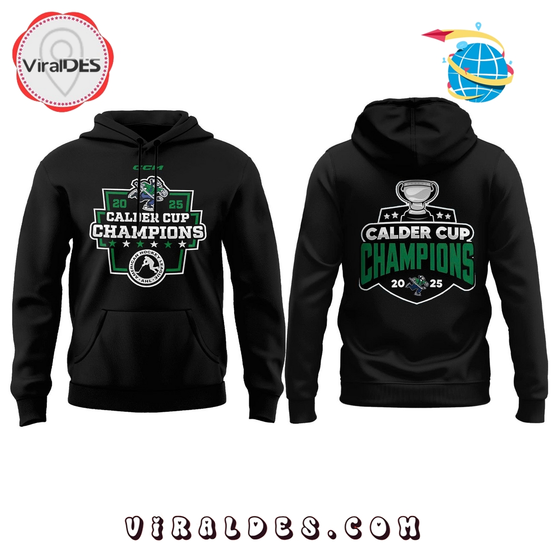 Abbotsford Canucks 2025 Calder Cup Champions Hoodie Abbotsford Canucks 2025 Calder Cup Champions Hoodie