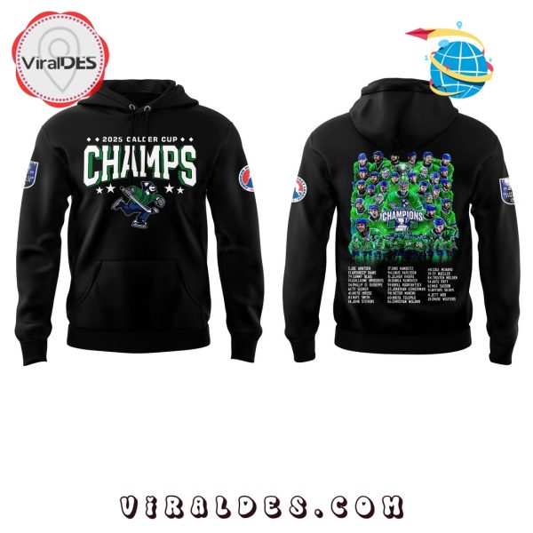 Abbotsford Canucks Calder Cup Champions Black Hoodie
