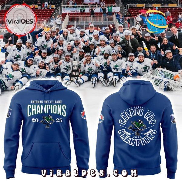 Abbotsford Canucks Calder Cup Champions Navy Hoodie, Long Pants