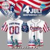 Boston Red Sox Custom Independence Day Baseball Jersey