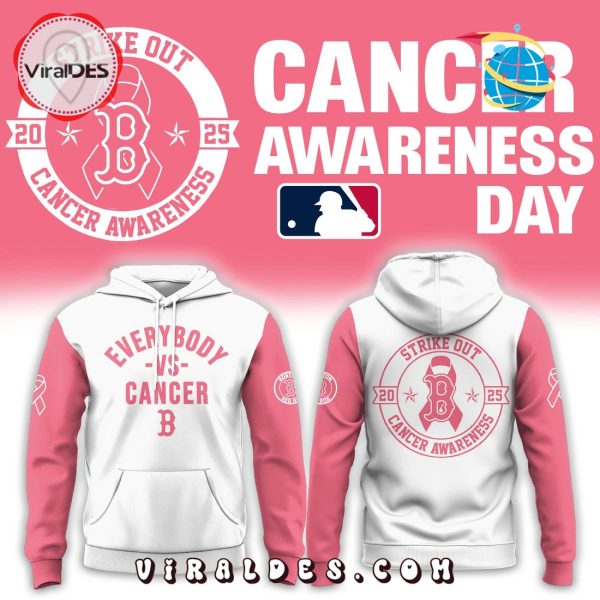 Boston Red Sox Cancer Awareness Day 2025 Hoodie