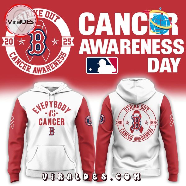 Boston Red Sox Everybody vs Cancer Hoodie, Long Pants