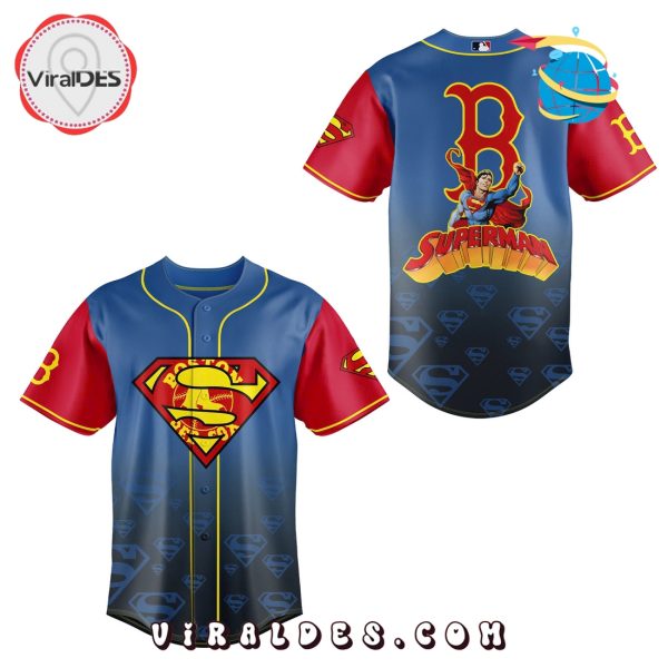 Boston Red Sox Superman Night 2025 Baseball Jersey