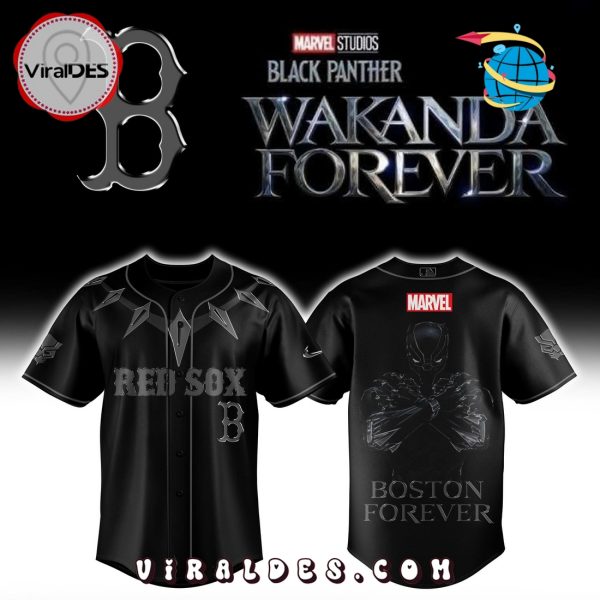 Boston Red Sox x Black Panther 2025 Baseball Jersey