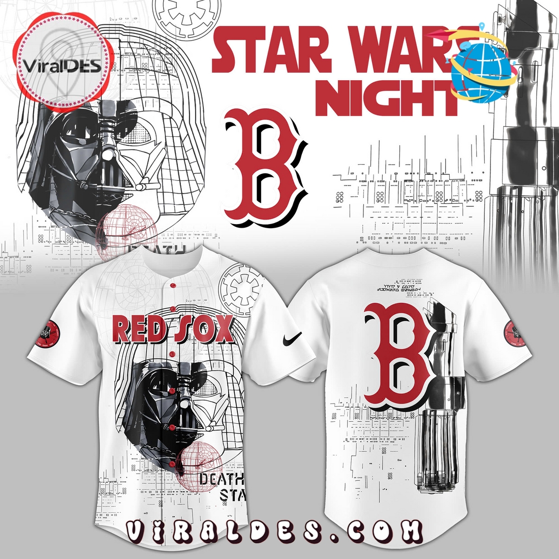 Boston Red Sox x Death Wars Night 2025 Baseball Jersey Boston Red Sox x Death Wars Night 2025 Baseball Jersey