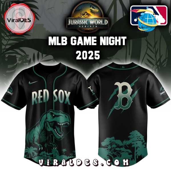 Boston Red Sox x Jurassic World 2025 Baseball Jersey