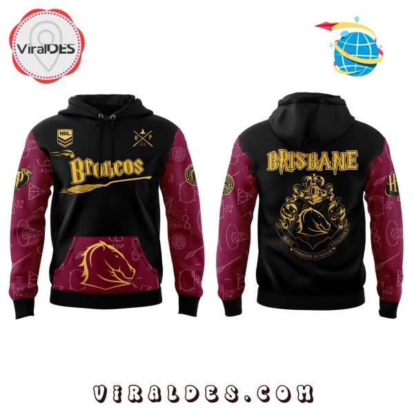 Broncos Brisbane x Harry Potter Gold Hoodie, Long Pants