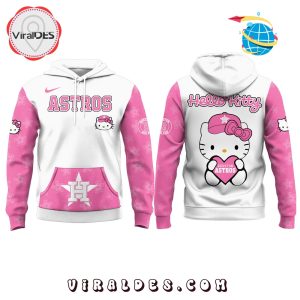 Hello Kitty x Houston Astros Pink Hoodie, Long Pants