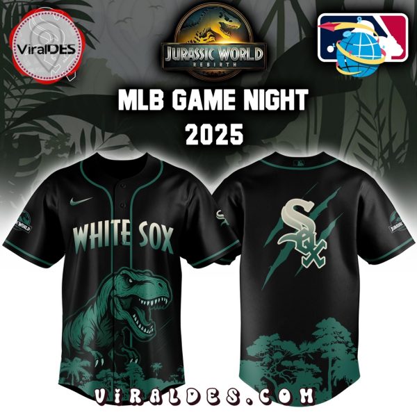 Chicago White Sox x Jurassic World 2025 Baseball Jersey