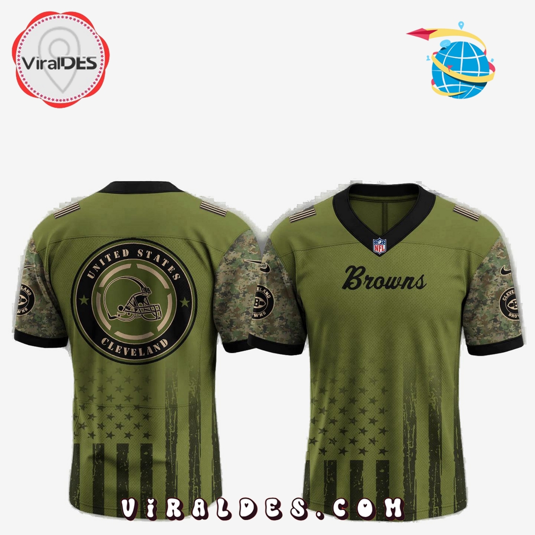 Cleveland Browns x Independence Day 2025 Baseball Jersey Cleveland Browns x Independence Day 2025 Baseball Jersey