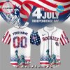 Detroit Tigers Custom Independence Day Baseball Jersey