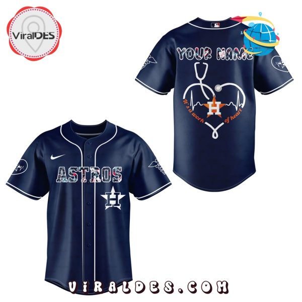 Custom Nurses Night x Houston Astros Baseball Jersey