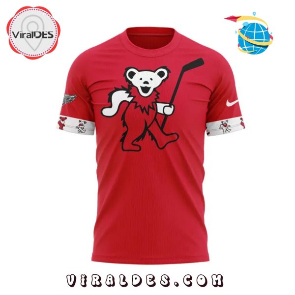 Detroit Red Wings Grateful Dead Night Nike Shirt