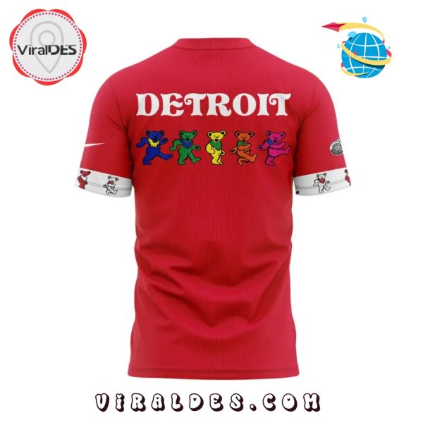 Detroit Red Wings Grateful Dead Night Nike Shirt