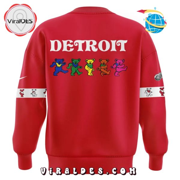 Detroit Red Wings Grateful Dead Night Nike Shirt