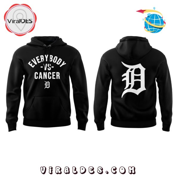 Detroit Tigers Everybody vs Cancers Black Hoodie, Long Pants