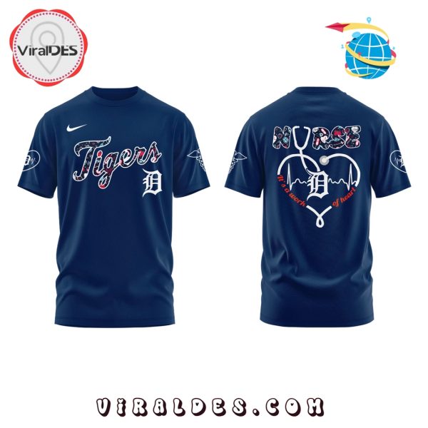 Detroit Tigers MLB Nurses Night Navy Hoodie