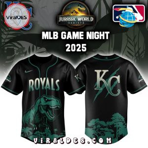 Kansas City Royals x Jurassic World 2025 Baseball Jersey