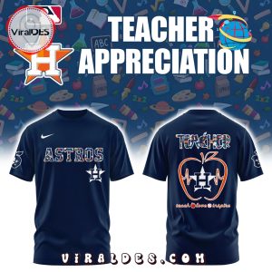 Teacher Night x MLB Houston Astros Navy Hoodie