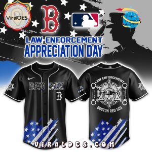 Boston Red Sox Law Enforcement Appreciation Day Baseball Jersey
