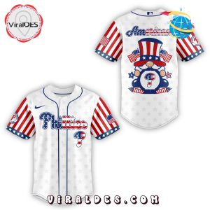 Philadelphia Phillies x 4th Of July Independence Baseball Jersey