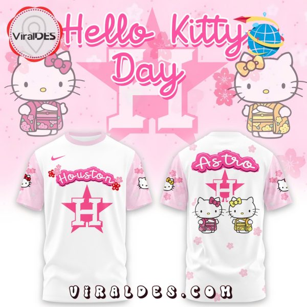 Hello Kitty x Houston Astros 2025 Pink Hoodie