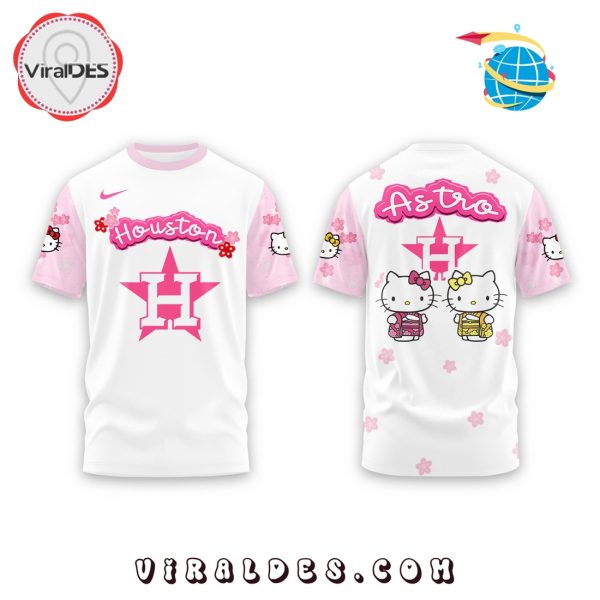 Hello Kitty x Houston Astros 2025 Pink Hoodie