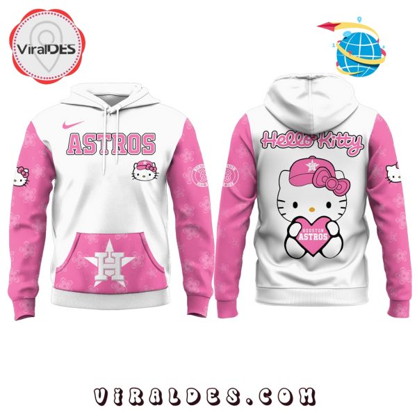 Hello Kitty x Houston Astros Pink Hoodie, Long Pants