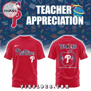 Philadelphia Phillies Teacher Appreciation Red Hoodie