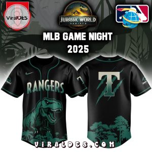 Texas Rangers x Jurassic World 2025 Baseball Jersey