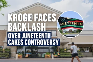 Kroger Juneteenth cakes backlash controversy response.