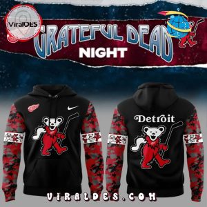 Detroit Red Wings Grateful Dead Night Hoodie, Long Pants