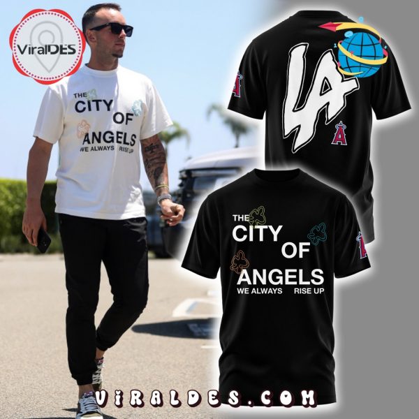 LA Angels The City Of Angel 2025 Black Hoodie