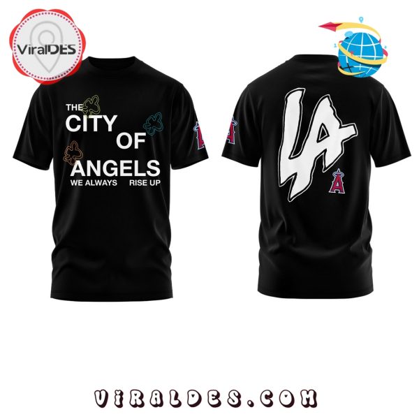LA Angels The City Of Angel 2025 Black Hoodie