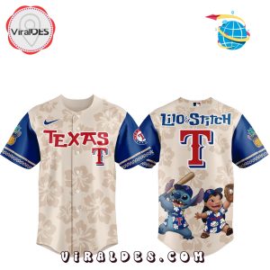 Texas Rangers x Lilo & Stitch 2025 Baseball Jersey