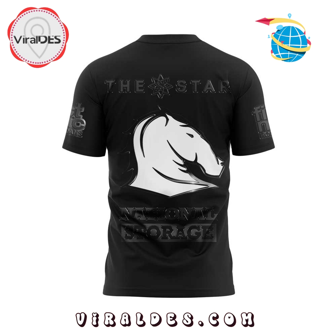 Limited Edition Brisbane Broncos 2025 Black Hoodie Limited Edition Brisbane Broncos 2025 Black Hoodie